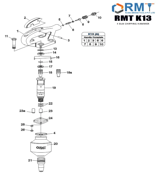 RMT K13 - 4 Bolt Chipper